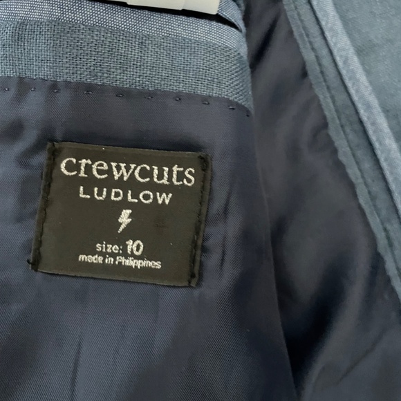 J.Crew Crewcuts Boys $168 Ludlow unstructured suit jacket linen Size 10 BN993 - Picture 7 of 7